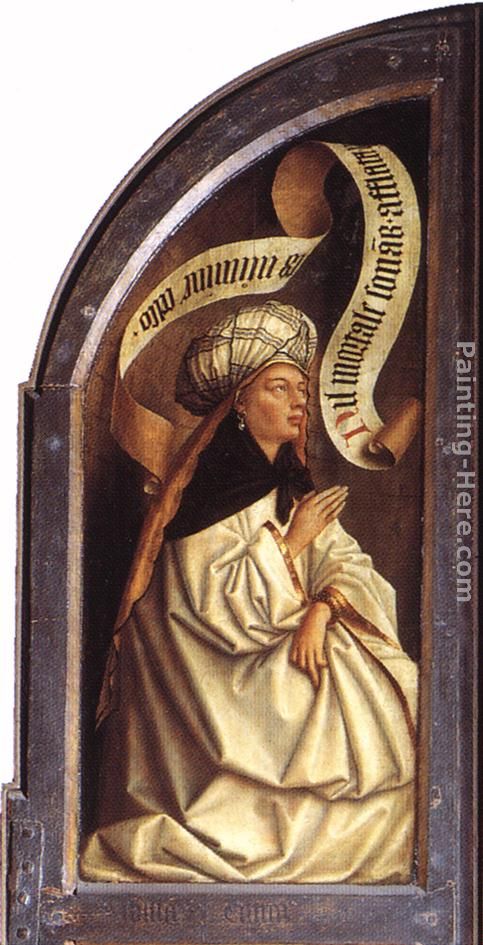 The Ghent Altarpiece  Erythraean Sibyl
